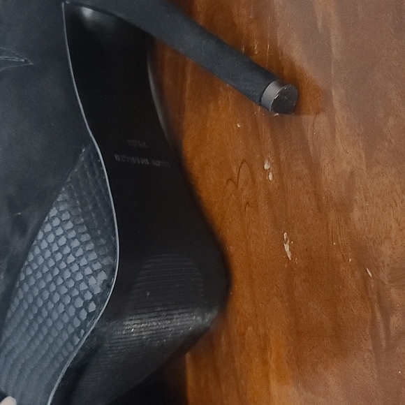 Chella 5 Inch Leather Heels by Steve Madden Black Size 7 1/2 - Picture 5 of 6